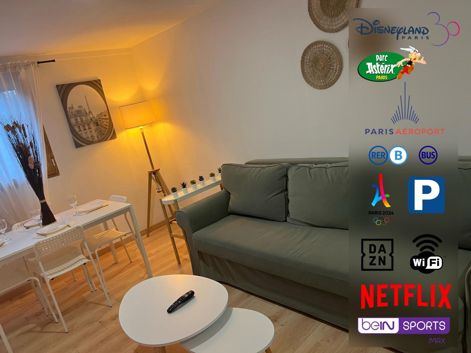 Appartement Pres De Paris, Disney & Cdg Tremblay-en-France المظهر الخارجي الصورة